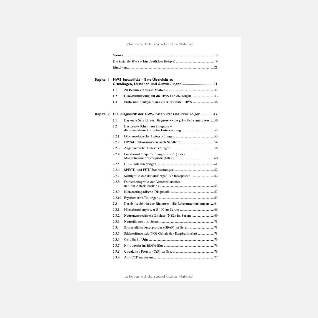 Das HWS-Trauma - Ursache, Diagnose und Therapie