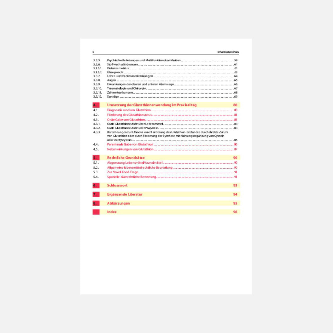 Zellschutz - Entgiftung - Prävention - Die gesundheitliche Bedeutung von Glutathion